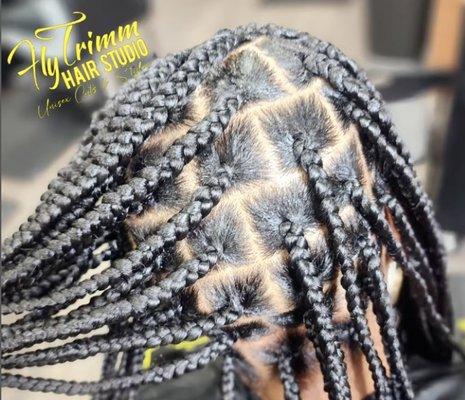 Knotless Braids at Fly Trimm Hair Studio (Queens, NY)