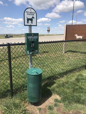 Doggy poop bags provided!