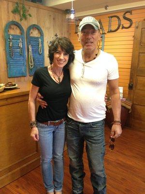 Bruce Springsteen loves Beverly Moore Jewelry!