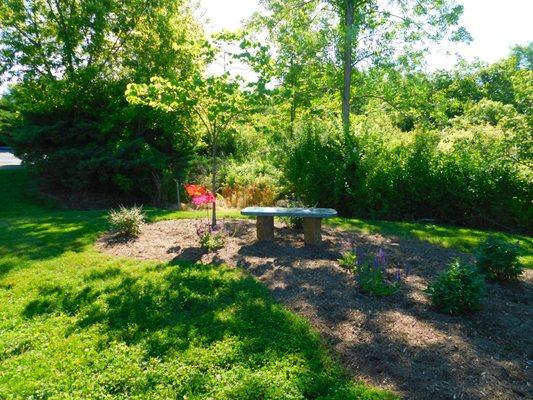 The butterfly garden at the Bereavement Center in Augusta. Bereavement services are open to anyone in the community.