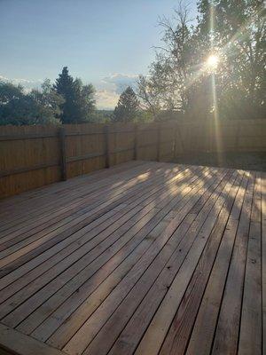 Fi wished deck n fence