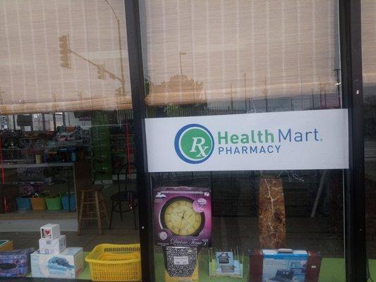 Front Window of Reem Pharmacy. 5460 S. Kedzie Avenue,  Chicago, IL