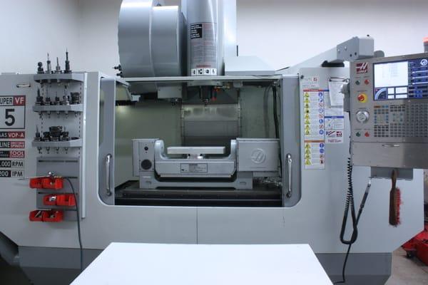 Haas VF5-SS 5-axis trunnion, 12,000 RPM, travel: X - 50" x Y - 26"