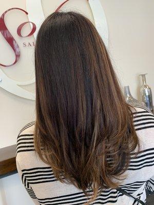 Keratin Complex Smoothing Treatment- frizz free days & cut's drying time in half!