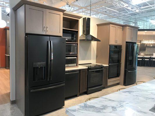 Displays at the Home Appliance store in Avon!