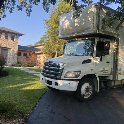 With our moving trucks there is no need to park the heavy truck in our clients new driveways of their home.