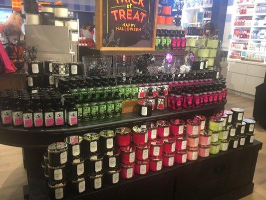 Halloween soaps and candles