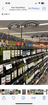 Large wine selection