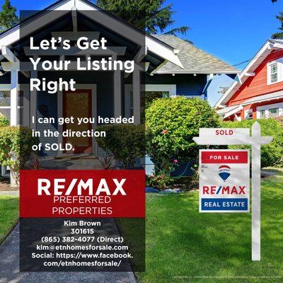 Kim Brown - RE/MAX Preferred Properties