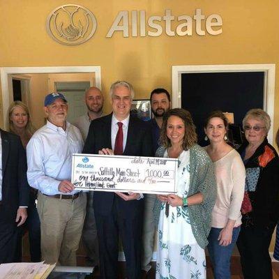 We helped The City of Saltillo qualify for a $1,000 Allstate Foundation Helping Hands grant.