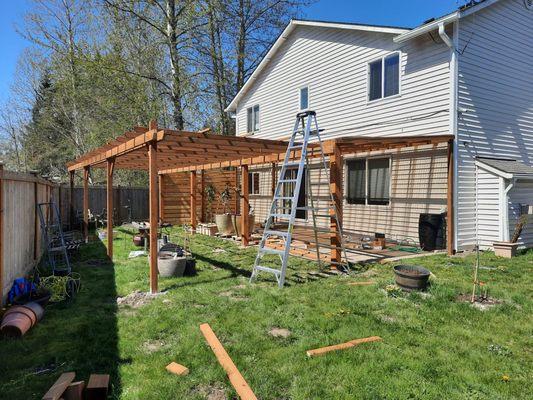 Patio cover and pergola