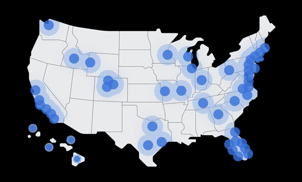 Compass agents now cover 45% of our country's population.