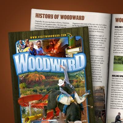 Woodward, OK Visitor's Guide design for CVB Media in Norman, OK