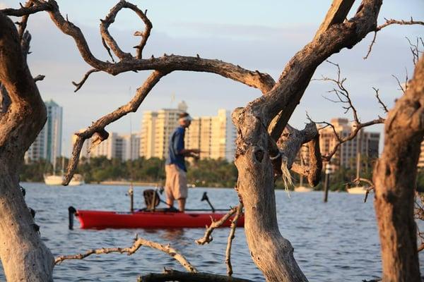 Eric the kayak fishing guide