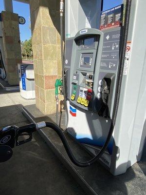 Chevron with Techron, the best quality fuel out there.