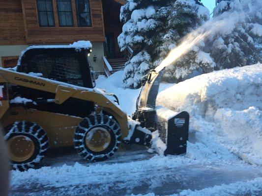 Residential Snow Removal Services in Tahoe City