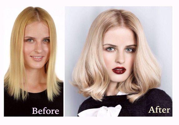 Before and After - Great Lengths Luxury Hair Extensions