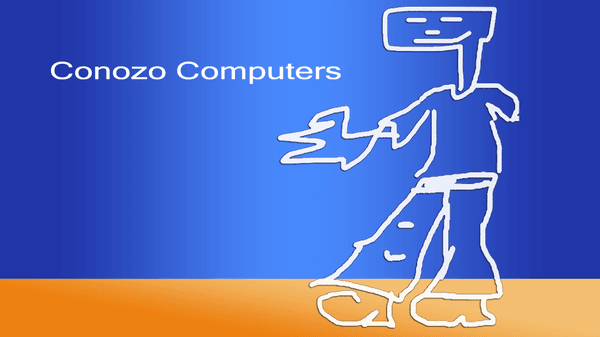 "Putter head" -official mascot of Conozo Computers.