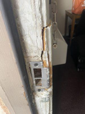 Broken door