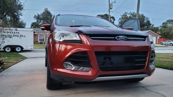 A full detail performed on this  ford escape.