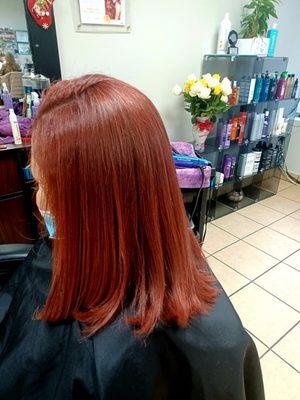 Hair color and Hair treatment