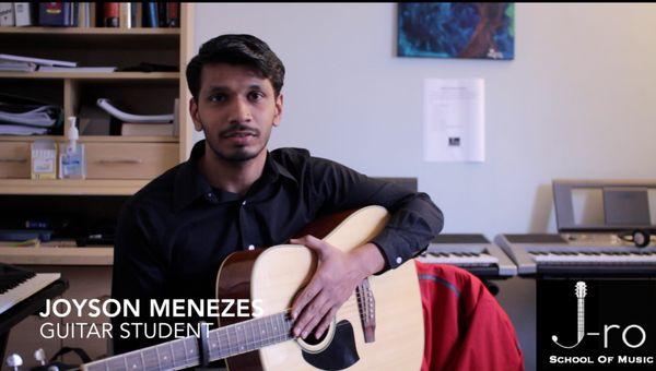 Joyson Menezes  Guitar Lessons