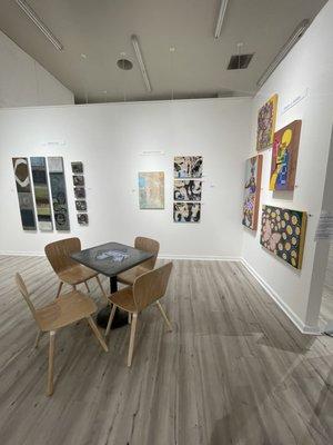 A sitting area at the Gallery House