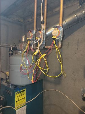 Replaced all zones on oil boiler.