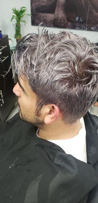 Silver color technique