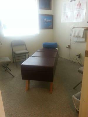 One of many treatment rooms.