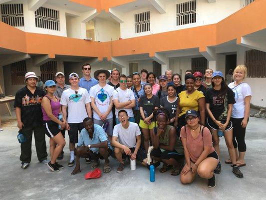 Los Altos High students traveled to Haiti to help open their sister school.