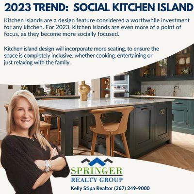 Kitchen Trends that help sell your home faster when listing with Kelly Stipa Realtor in Blue Bell,     PA