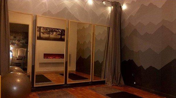 My private yoga lession space