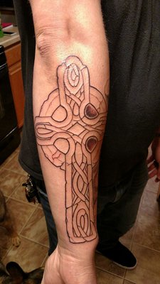 Mike Vega killing it with my Celtic Cross!