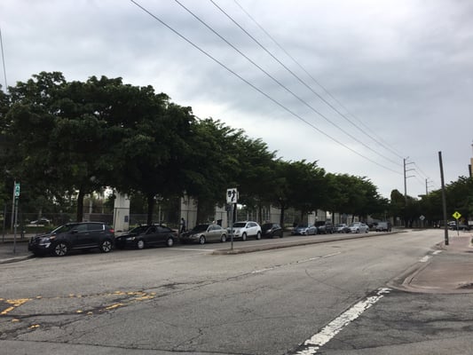 Another shot of the street parking