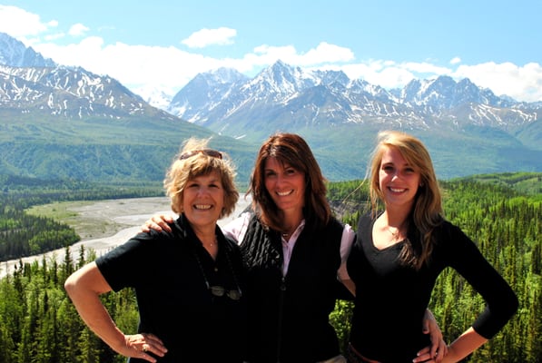 Mom, me and Kelly in Alaska.