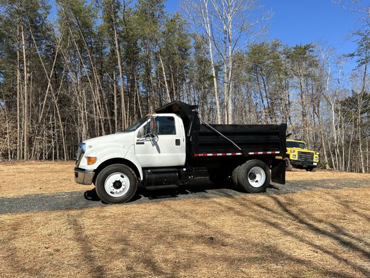 Gravel and mulch hauling