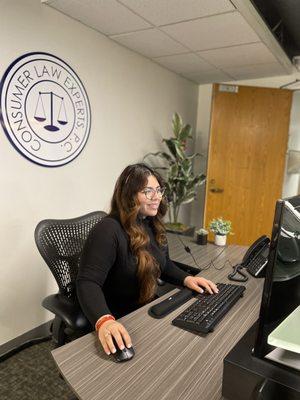 The Lemon Law Expert's front desk. Contact us today for a fast and free case evaluation!