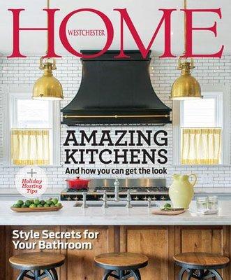 Westchester Home Magazine cover features interior designer Danielle Monteverdi or Milieu.