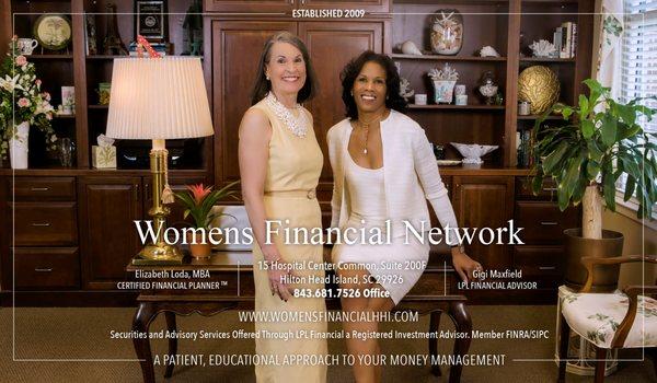 Elizabeth Loda and Gigi Maxfield of Womens Financial Network