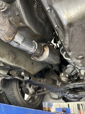 Catalytic converter replace