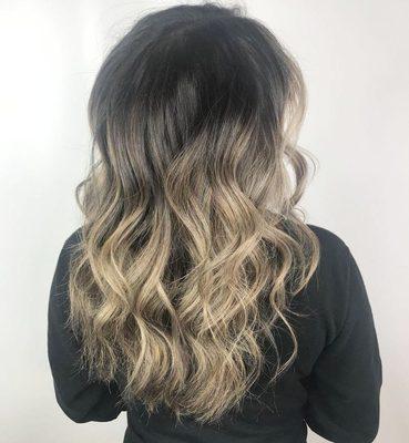 Balayage and color melt