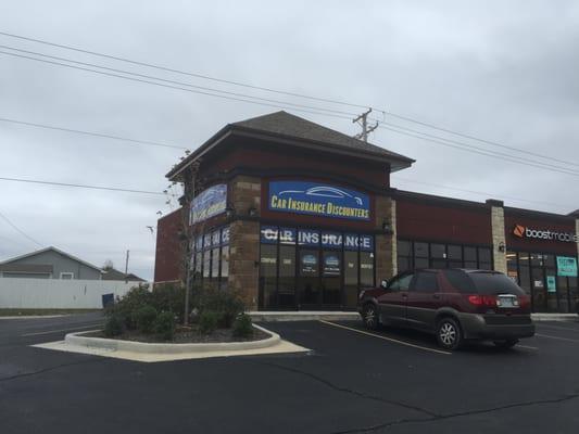 Car Insurance Discounters is located on South Main across the street from the Crystal Clean Car Wash