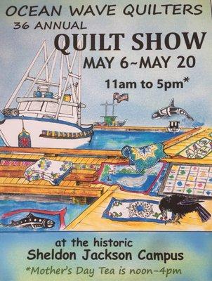 Sitka, Alaska quilt show May 6-May 20