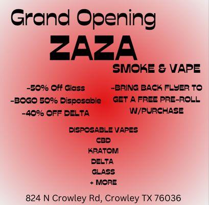 Grand opening deals