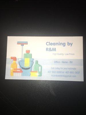 Cleaning by R&M