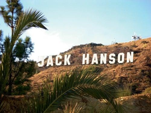 Example of a personal print. Put your name on the Hollywood Sign.