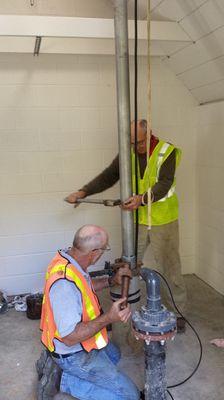 Installing commercial pumps