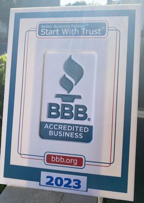 I am an accredited member of the Better Business Bureau which represents accountability to the public.