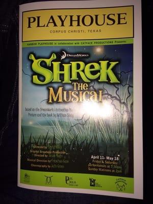 Shrek the musical.